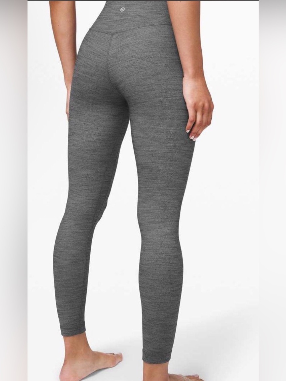 lululemon athletica Kids Charcoal Heather Stretch Leggings